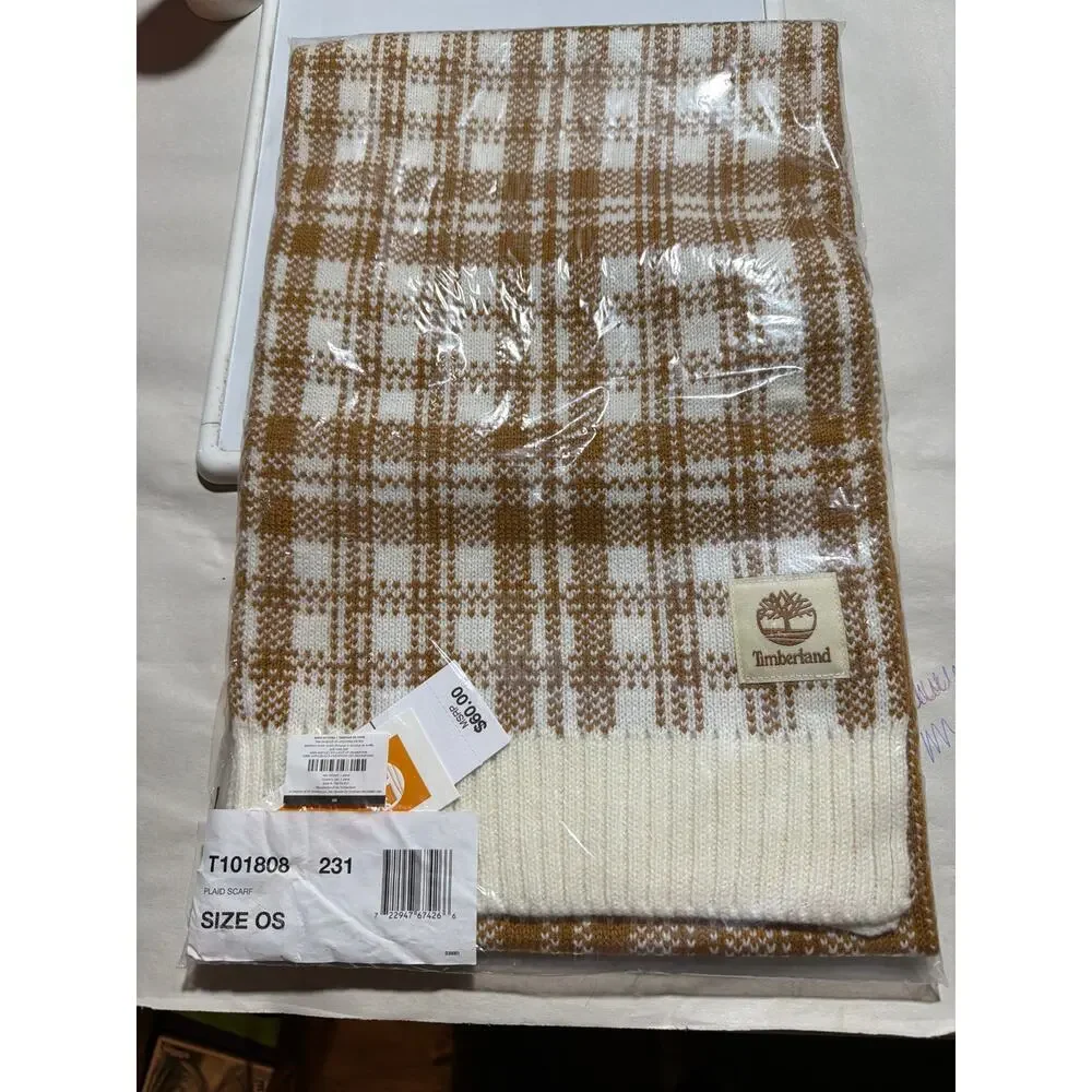 NWT Timberland Plaid Scarf